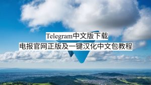 Telegram中文版下载 - 电报官网正版及一键汉化中文包教程